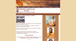 Desktop Screenshot of chinmayamanjeri.com